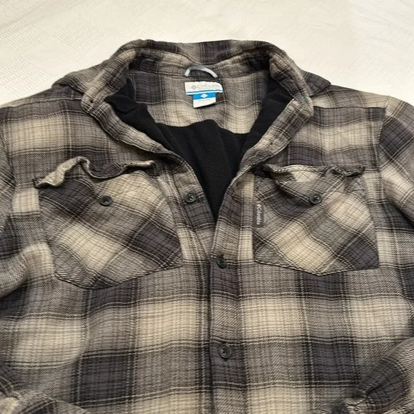 Men’s Columbia Size Small Fleece Lined Flannel - Picture 3 of 3